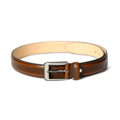 Classy Leather Bags Eclipse Walnut Brown Leather Belt - AVBL MRKT (4)
