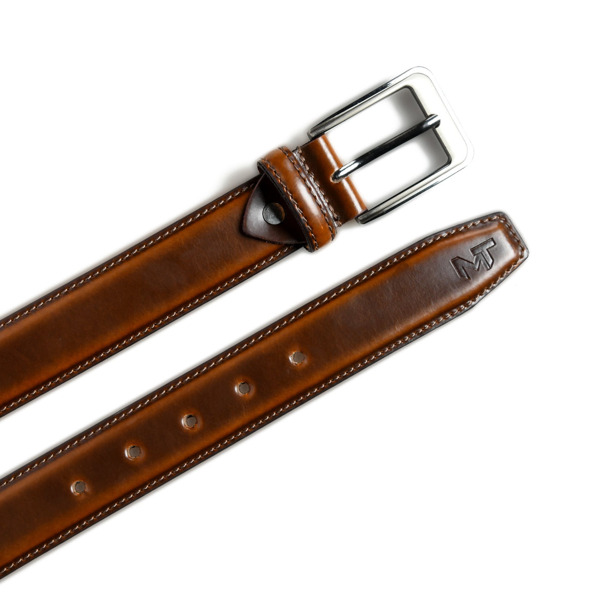 Classy Leather Bags Eclipse Walnut Brown Leather Belt - AVBL MRKT (6)