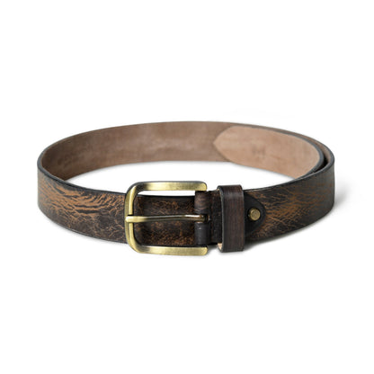 Classy Leather Bags Eden Dark Brown Men's Leather Belt - AVBL MRKT (3)