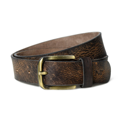 Classy Leather Bags Eden Dark Brown Men's Leather Belt - AVBL MRKT (5)