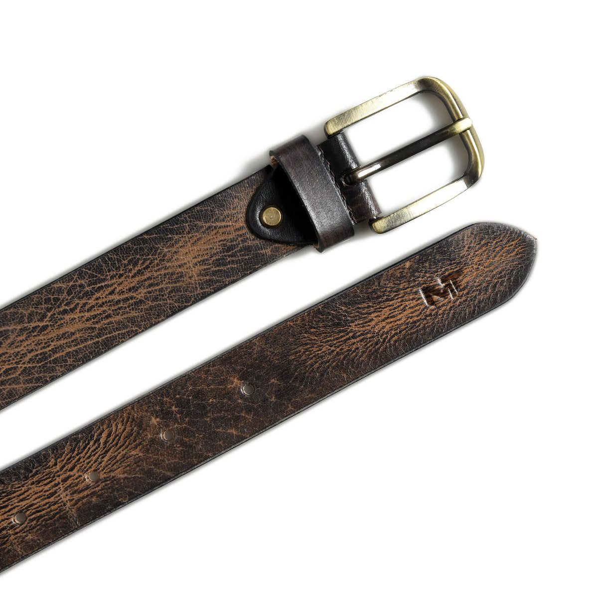Classy Leather Bags Eden Dark Brown Men's Leather Belt - AVBL MRKT (6)