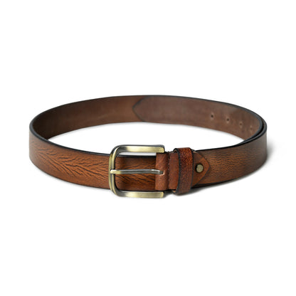 Classy Leather Bags Eden Tan Men's Leather Belt - AVBL MRKT (3)