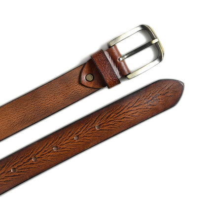 Classy Leather Bags Eden Tan Men's Leather Belt - AVBL MRKT (6)