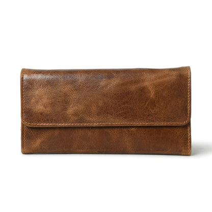 Classy Leather Bags Ellison Women's Wallet- Tan Brown - AVBL MRKT (1)