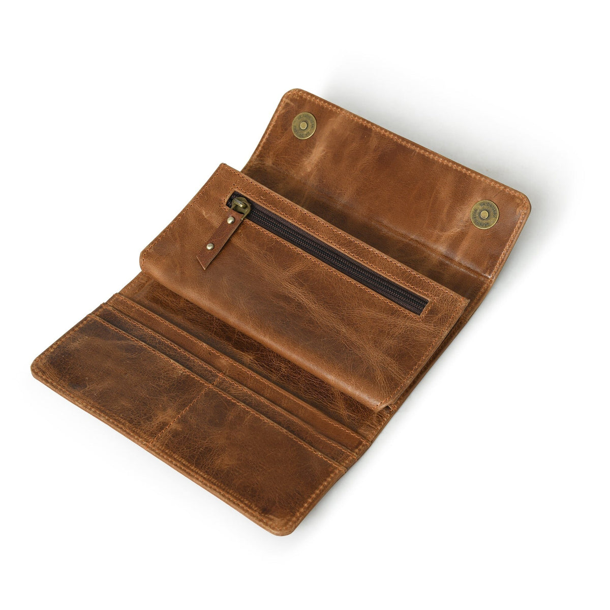 Classy Leather Bags Ellison Women's Wallet- Tan Brown - AVBL MRKT (5)