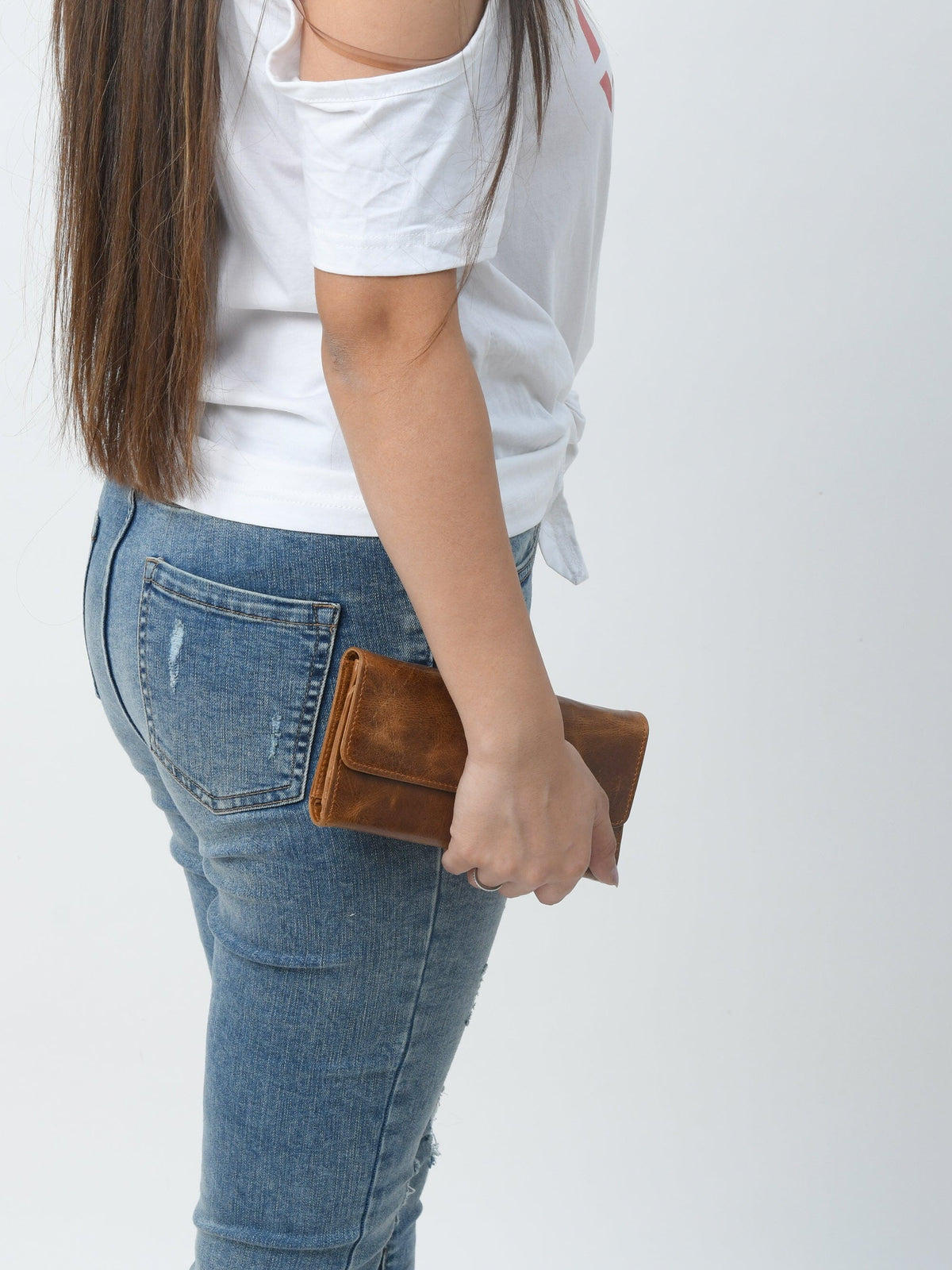 Classy Leather Bags Ellison Women's Wallet- Tan Brown - AVBL MRKT (8)