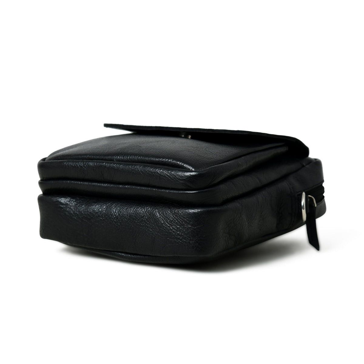 Classy Leather Bags Enzo Black Side Messenger - AVBL MRKT (10)