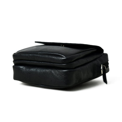 Classy Leather Bags Enzo Black Side Messenger - AVBL MRKT (10)