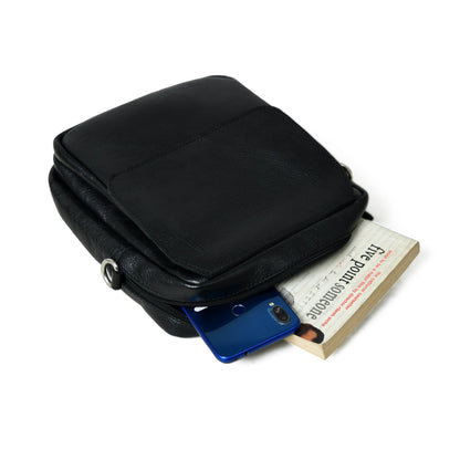 Classy Leather Bags Enzo Black Side Messenger - AVBL MRKT (11)