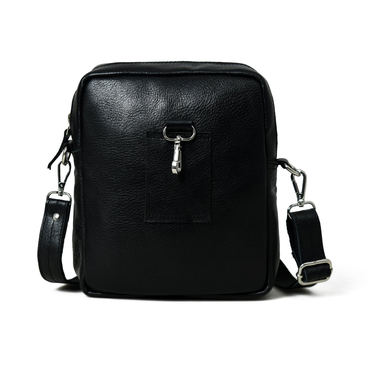 Classy Leather Bags Enzo Black Side Messenger - AVBL MRKT (9)