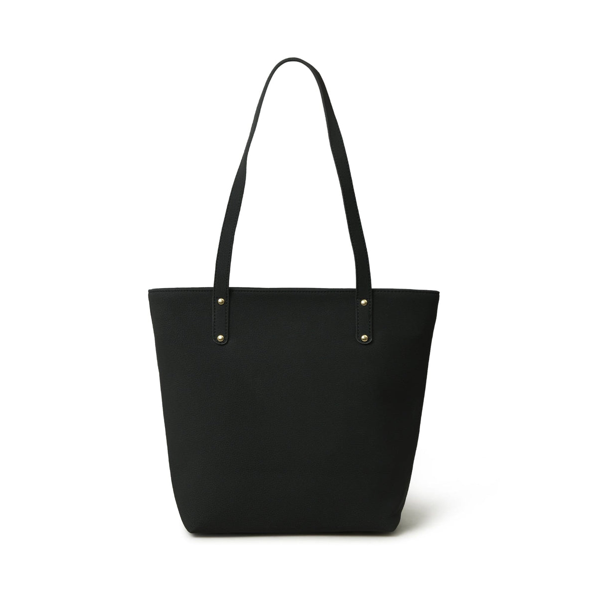 Classy Leather Bags Era Vegan Leather Tote - Midnight Black - AVBL MRKT (4)