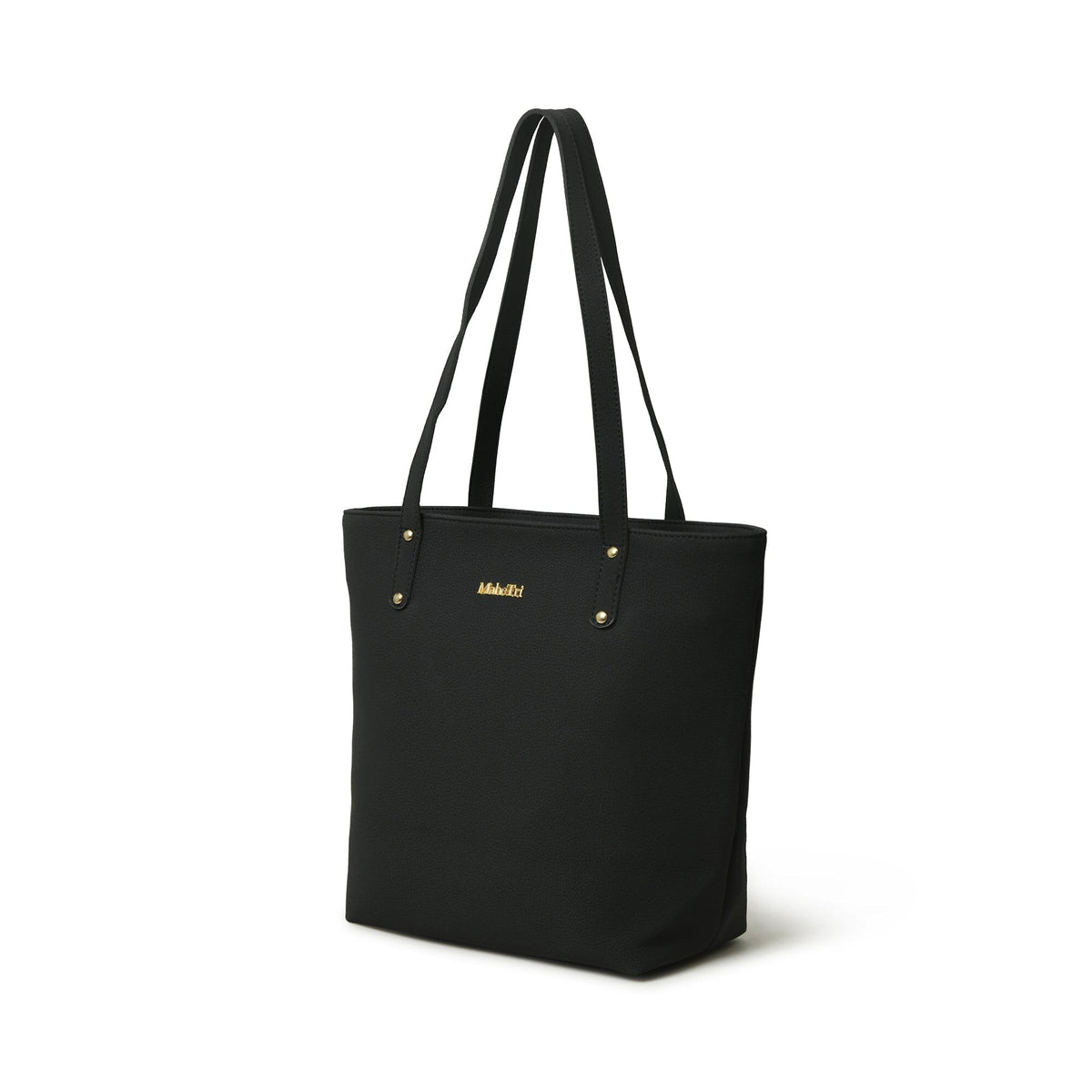 Classy Leather Bags Era Vegan Leather Tote - Midnight Black - AVBL MRKT (5)