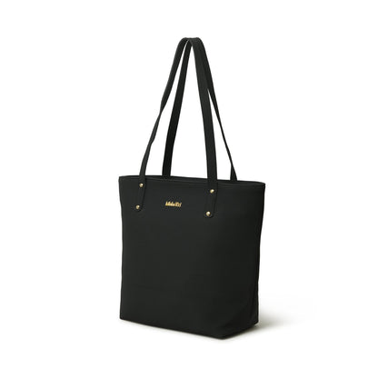 Classy Leather Bags Era Vegan Leather Tote - Midnight Black - AVBL MRKT (5)
