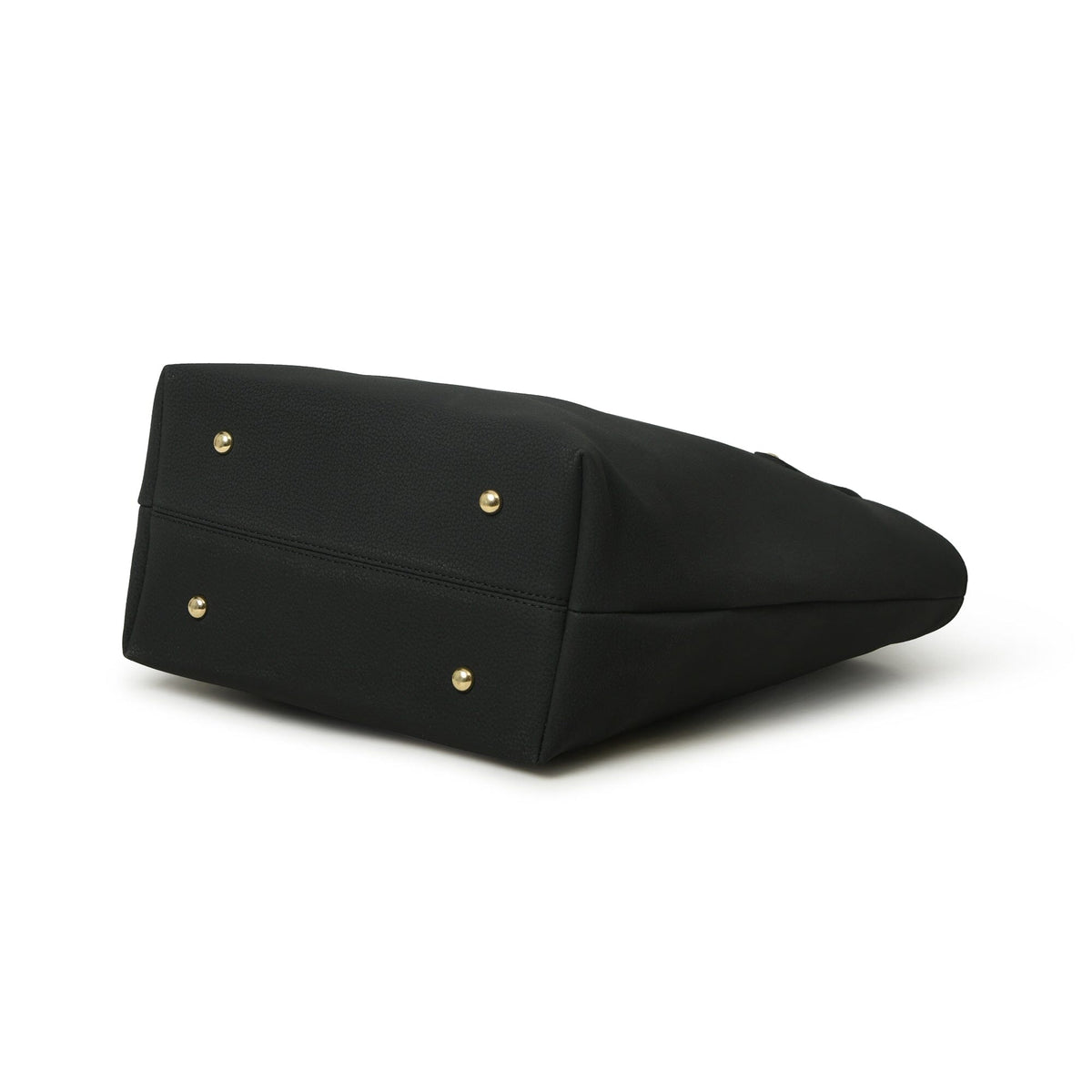 Classy Leather Bags Era Vegan Leather Tote - Midnight Black - AVBL MRKT (6)