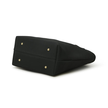 Classy Leather Bags Era Vegan Leather Tote - Midnight Black - AVBL MRKT (6)