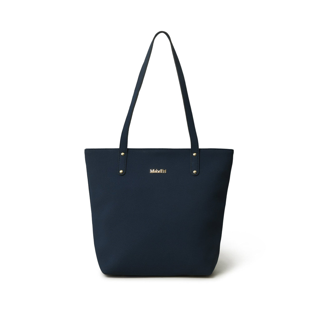 Classy Leather Bags Era Vegan Leather Tote - Navy Blue - AVBL MRKT (1)
