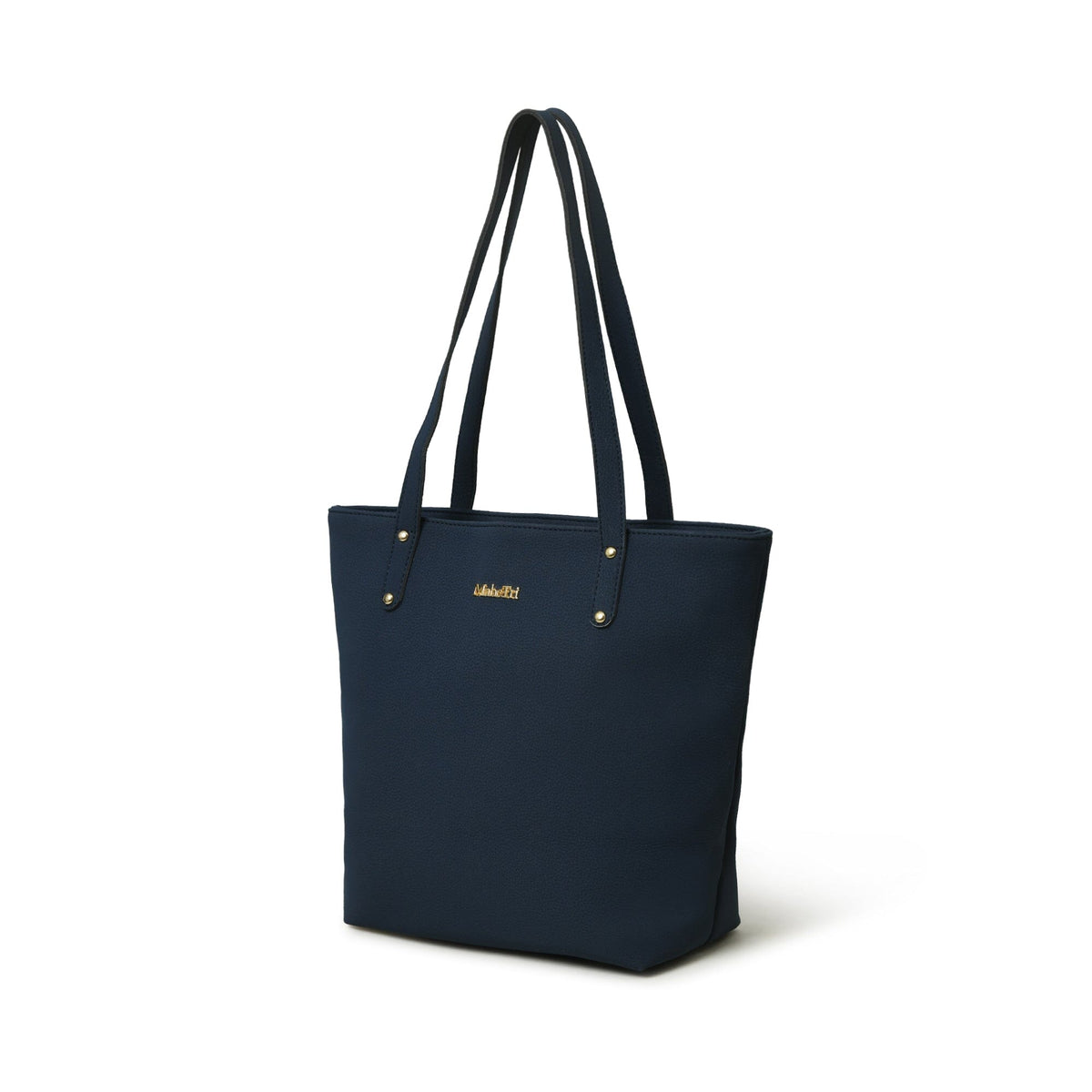 Classy Leather Bags Era Vegan Leather Tote - Navy Blue - AVBL MRKT (3)