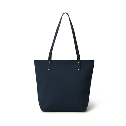 Classy Leather Bags Era Vegan Leather Tote - Navy Blue - AVBL MRKT (4)