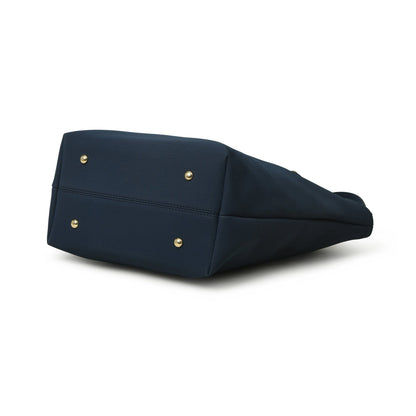 Classy Leather Bags Era Vegan Leather Tote - Navy Blue - AVBL MRKT (5)