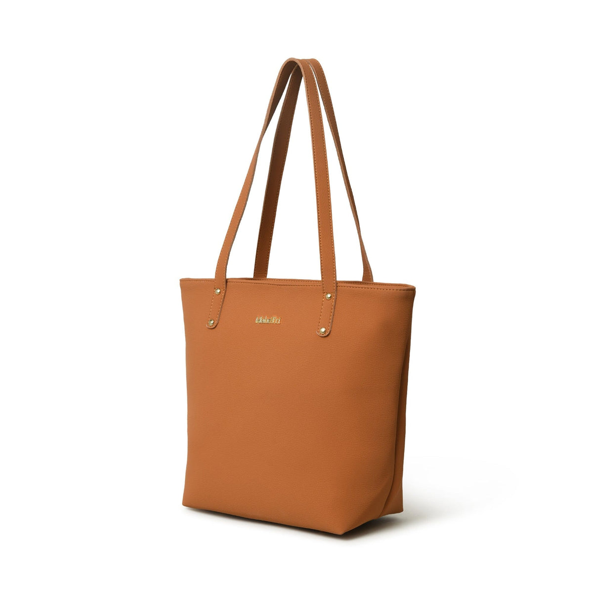 Classy Leather Bags Era Vegan Leather Tote - Tan Brown - AVBL MRKT (4)