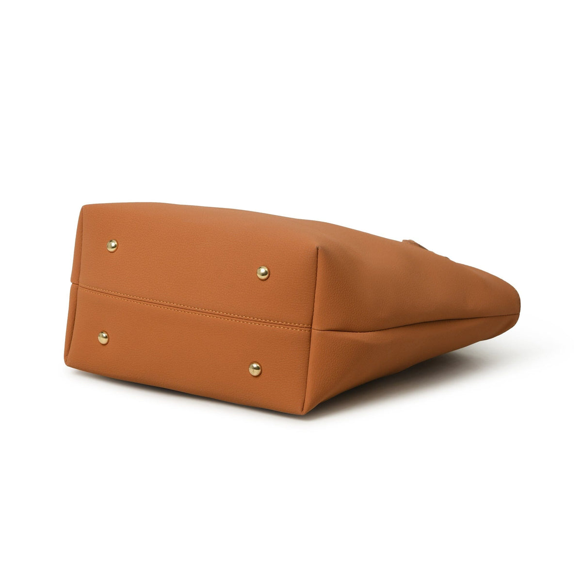 Classy Leather Bags Era Vegan Leather Tote - Tan Brown - AVBL MRKT (5)