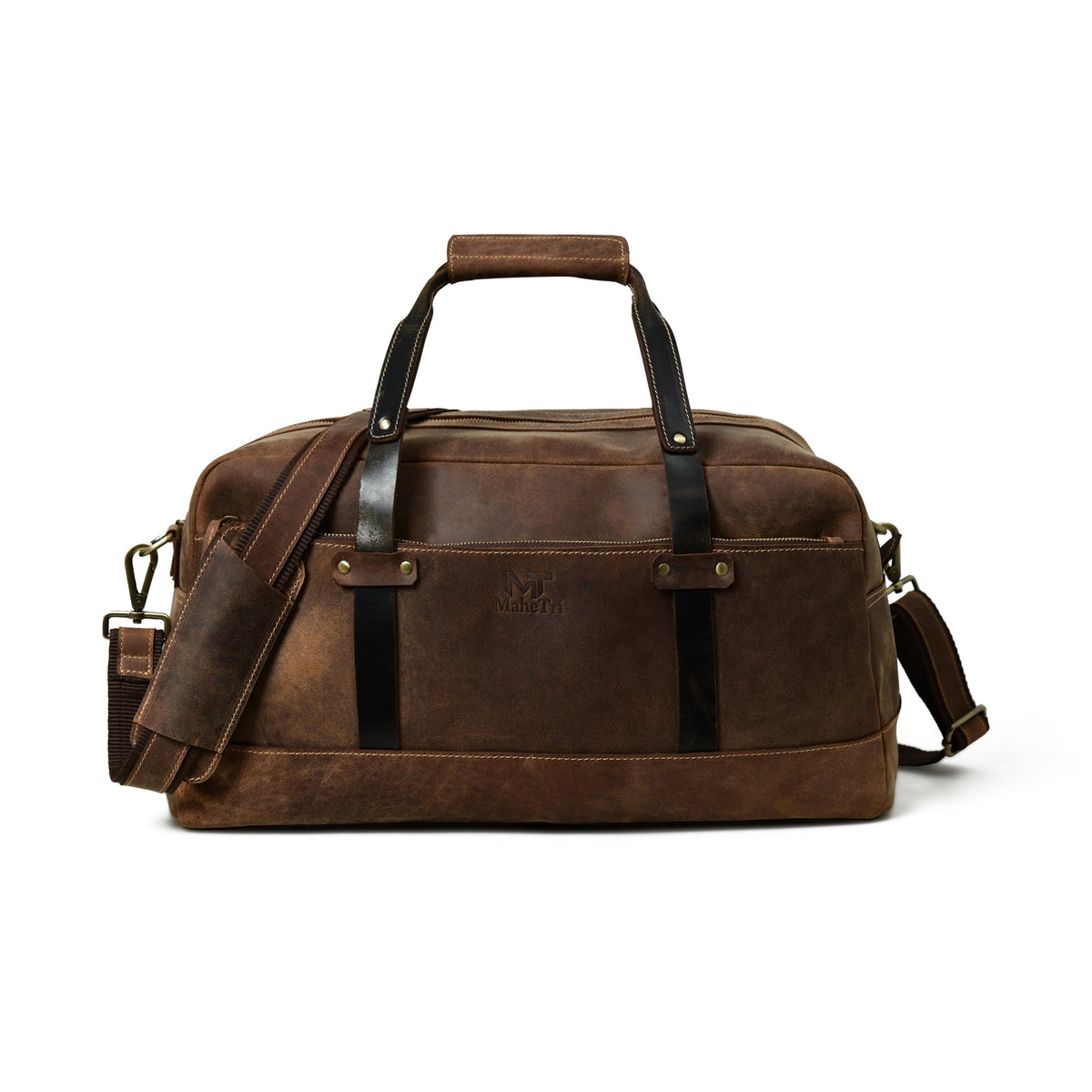 Classy Leather Bags Espresso Elegance Carry on Duffle - AVBL MRKT (2)