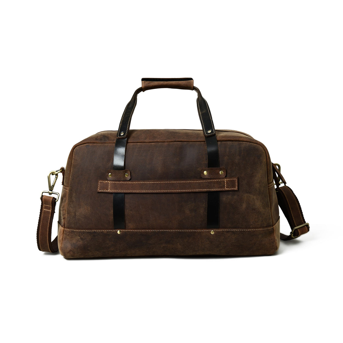 Classy Leather Bags Espresso Elegance Carry on Duffle - AVBL MRKT (4)