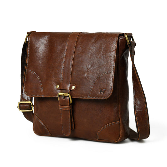 Classy Leather Bags Everyday Leather Unisex Sling Bag - AVBL MRKT (1)