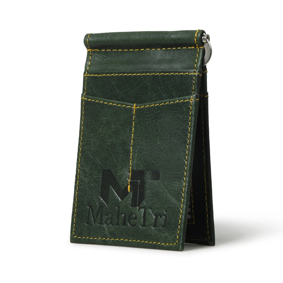 Classy Leather Bags Finley Money Clipper- Green - AVBL MRKT (1)