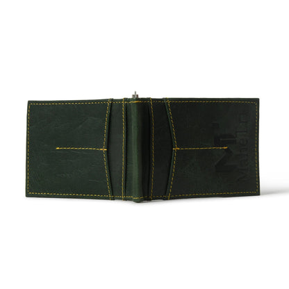 Classy Leather Bags Finley Money Clipper- Green - AVBL MRKT (6)