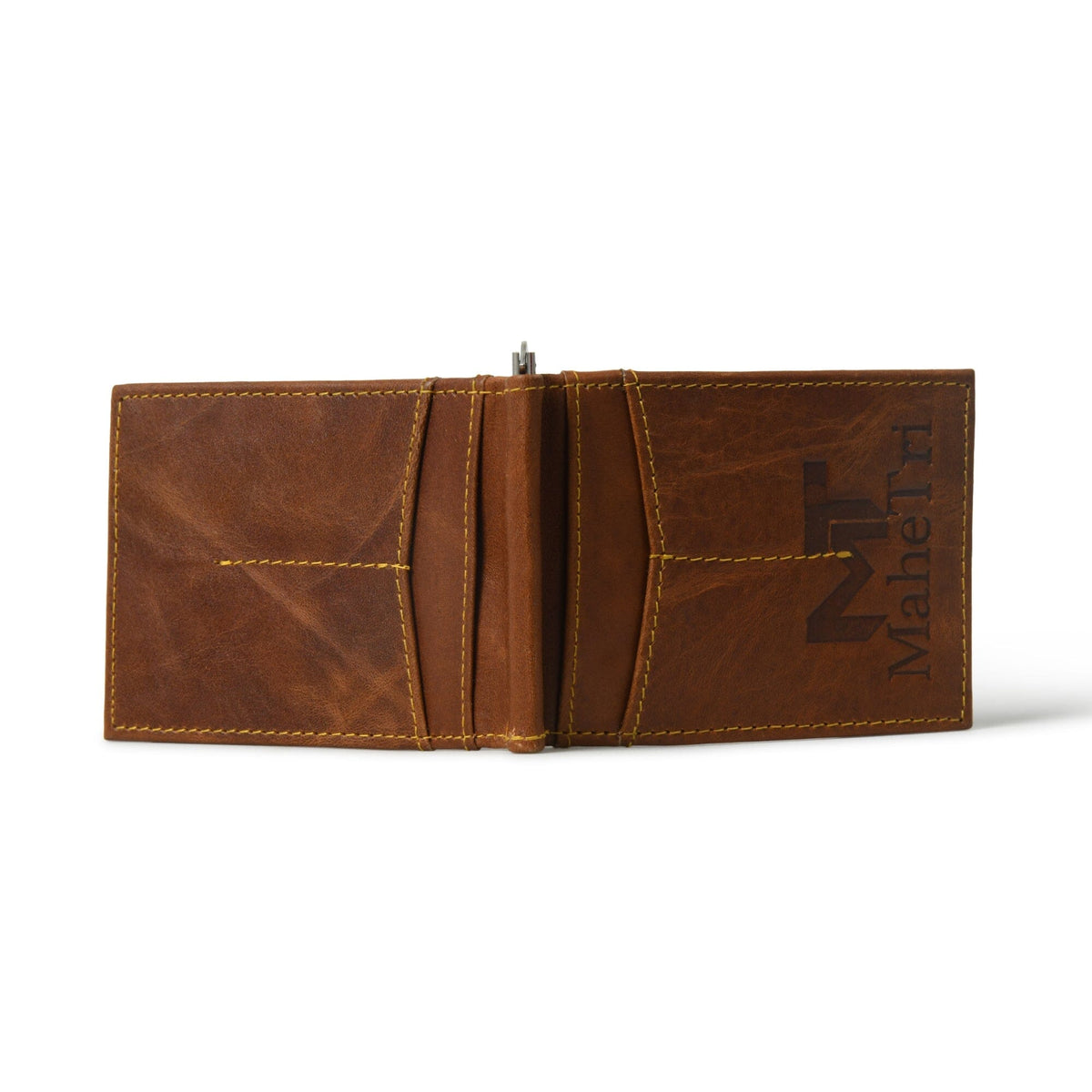 Classy Leather Bags Finley Money Clipper- Tan Brown - AVBL MRKT (5)