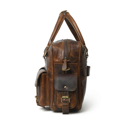 Classy Leather Bags Finn Handcrafted Buffalo Leather Laptop Briefcase - AVBL MRKT (8)