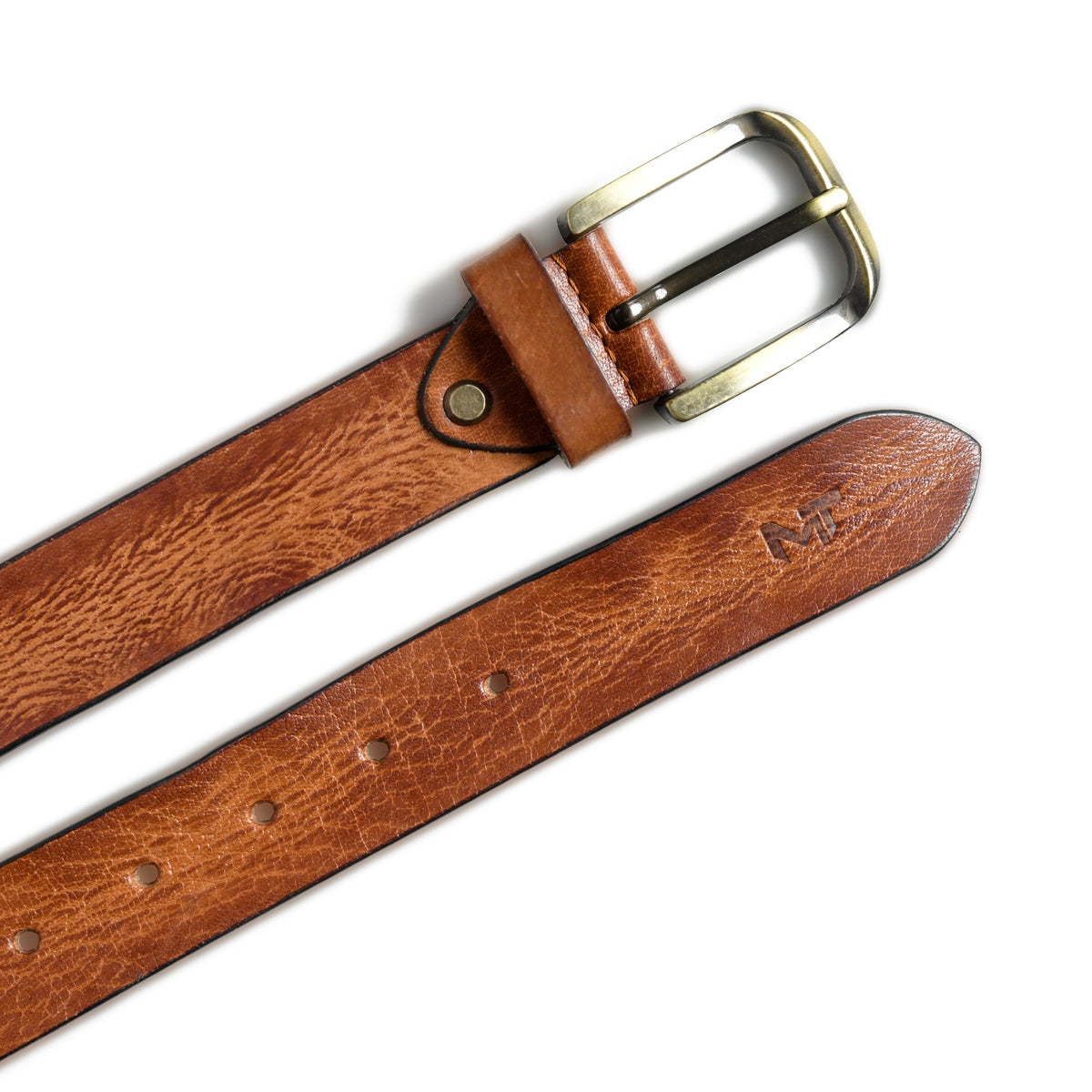 Classy Leather Bags Formal Tan Leather Belt for Men - AVBL MRKT (6)