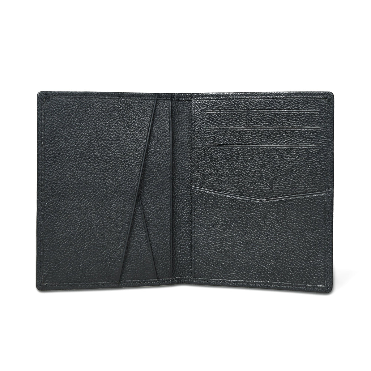Classy Leather Bags Front Pocket Black Passport Holder - AVBL MRKT (2)
