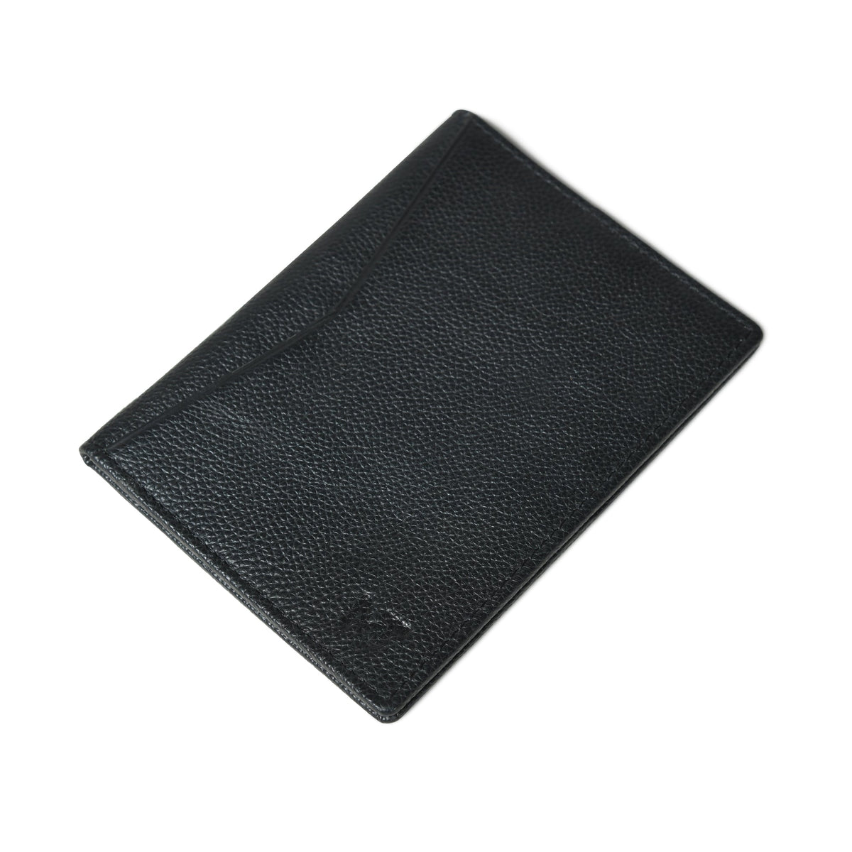 Classy Leather Bags Front Pocket Black Passport Holder - AVBL MRKT (4)