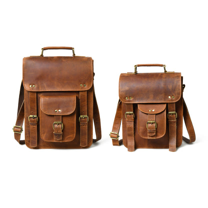 Classy Leather Bags Front Pocket Daily Messenger Bag - AVBL MRKT (11)
