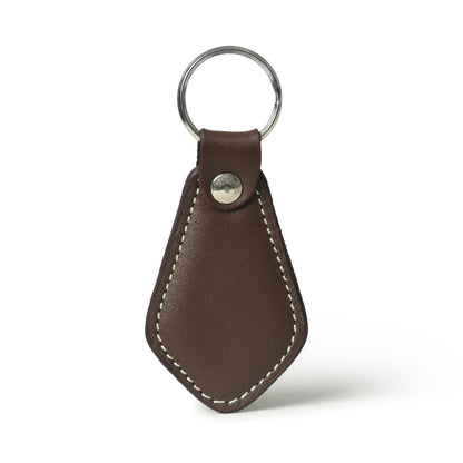 Classy Leather Bags Genuine Leather Geometric Keychain - AVBL MRKT (1)