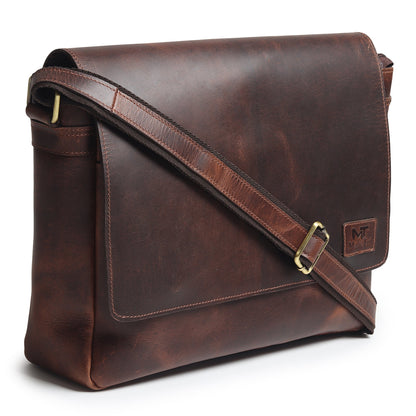 Classy Leather Bags Genuine Sitka Leather Laptop Bag - AVBL MRKT (2)