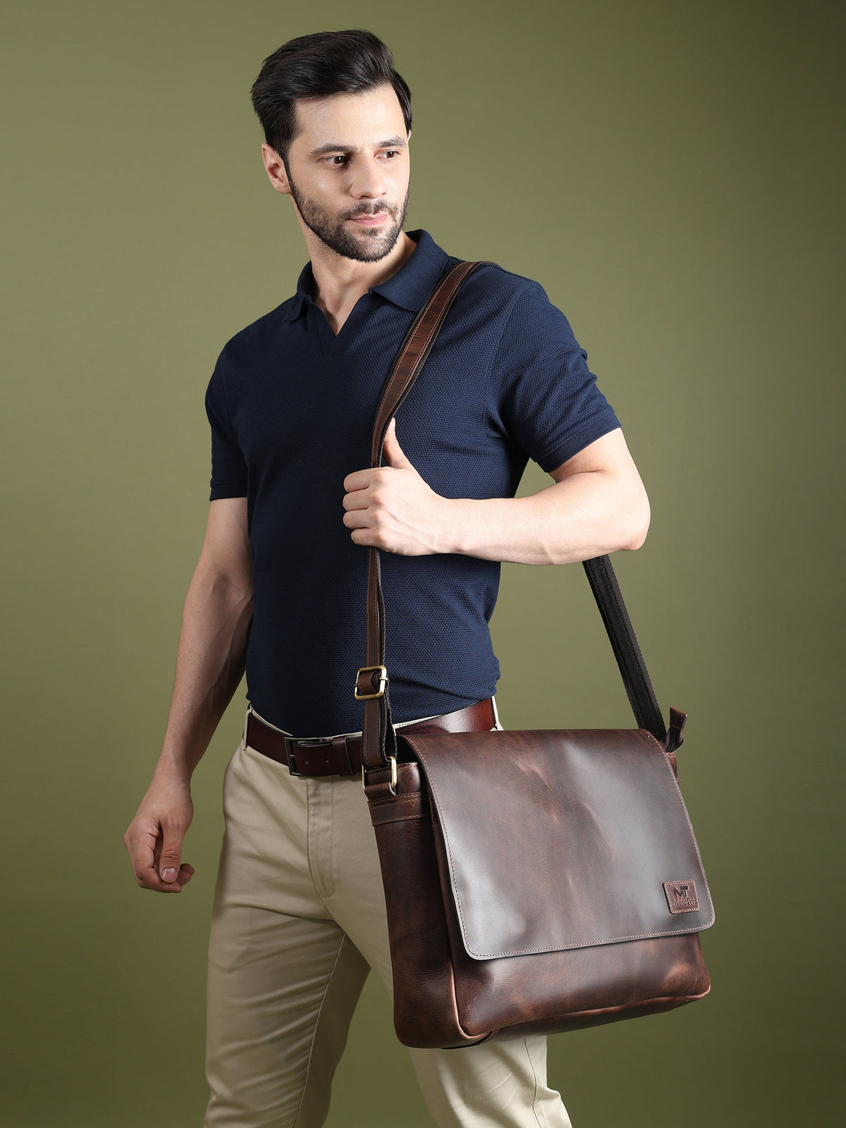 Classy Leather Bags Genuine Sitka Leather Laptop Bag - AVBL MRKT (3)