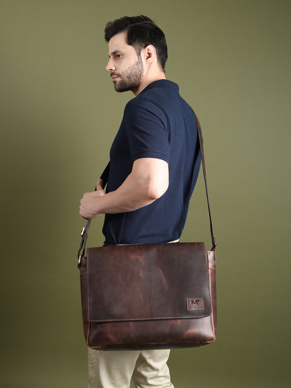 Classy Leather Bags Genuine Sitka Leather Laptop Bag - AVBL MRKT (8)