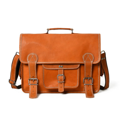 Classy Leather Bags Ginger Grip Leather Briefcase - AVBL MRKT (1)