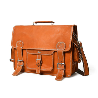 Classy Leather Bags Ginger Grip Leather Briefcase - AVBL MRKT (2)