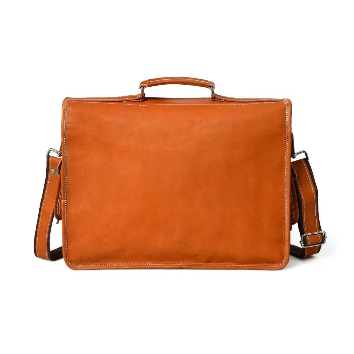Classy Leather Bags Ginger Grip Leather Briefcase - AVBL MRKT (4)