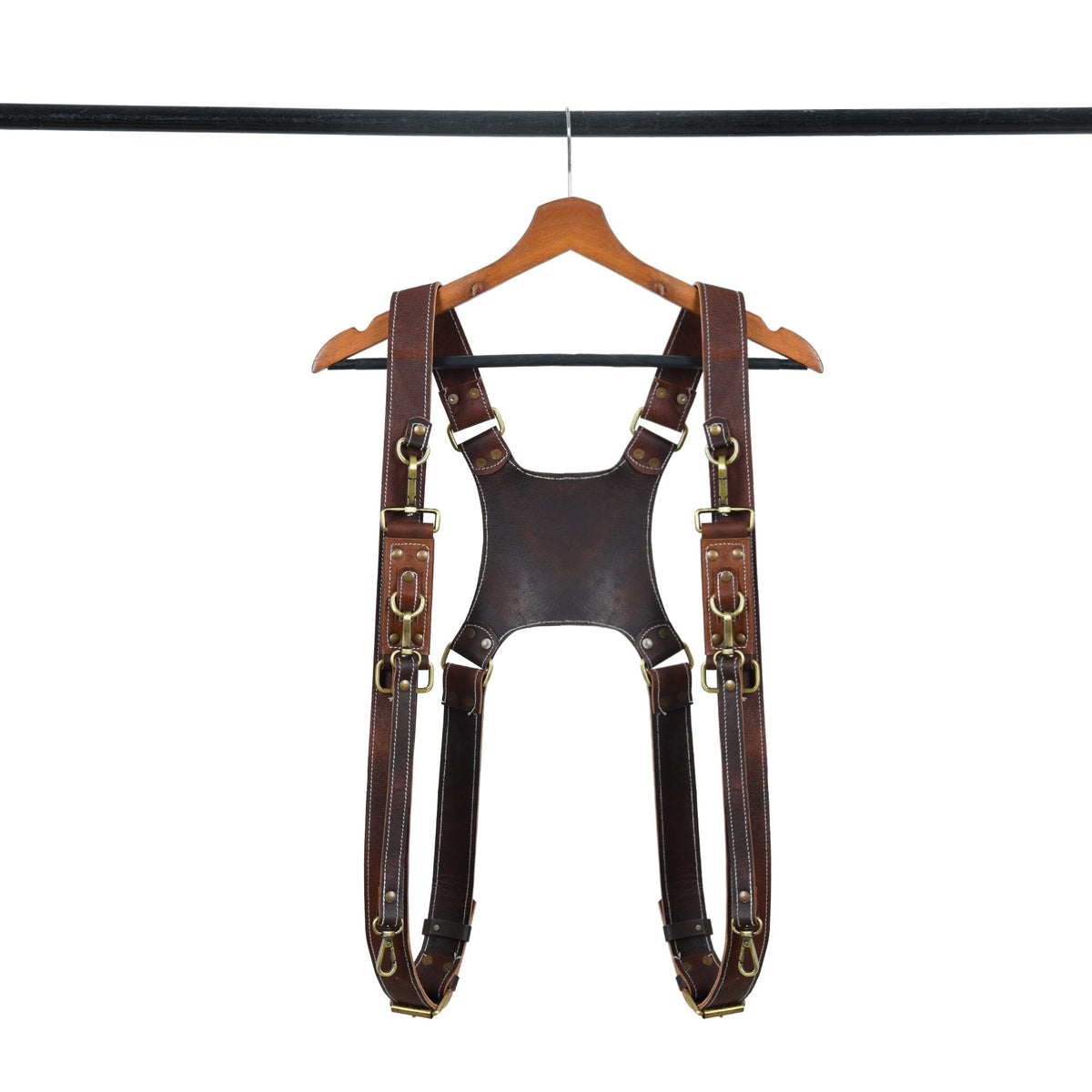 Classy Leather Bags Goat Leather Dual Camera Harness - AVBL MRKT (1)