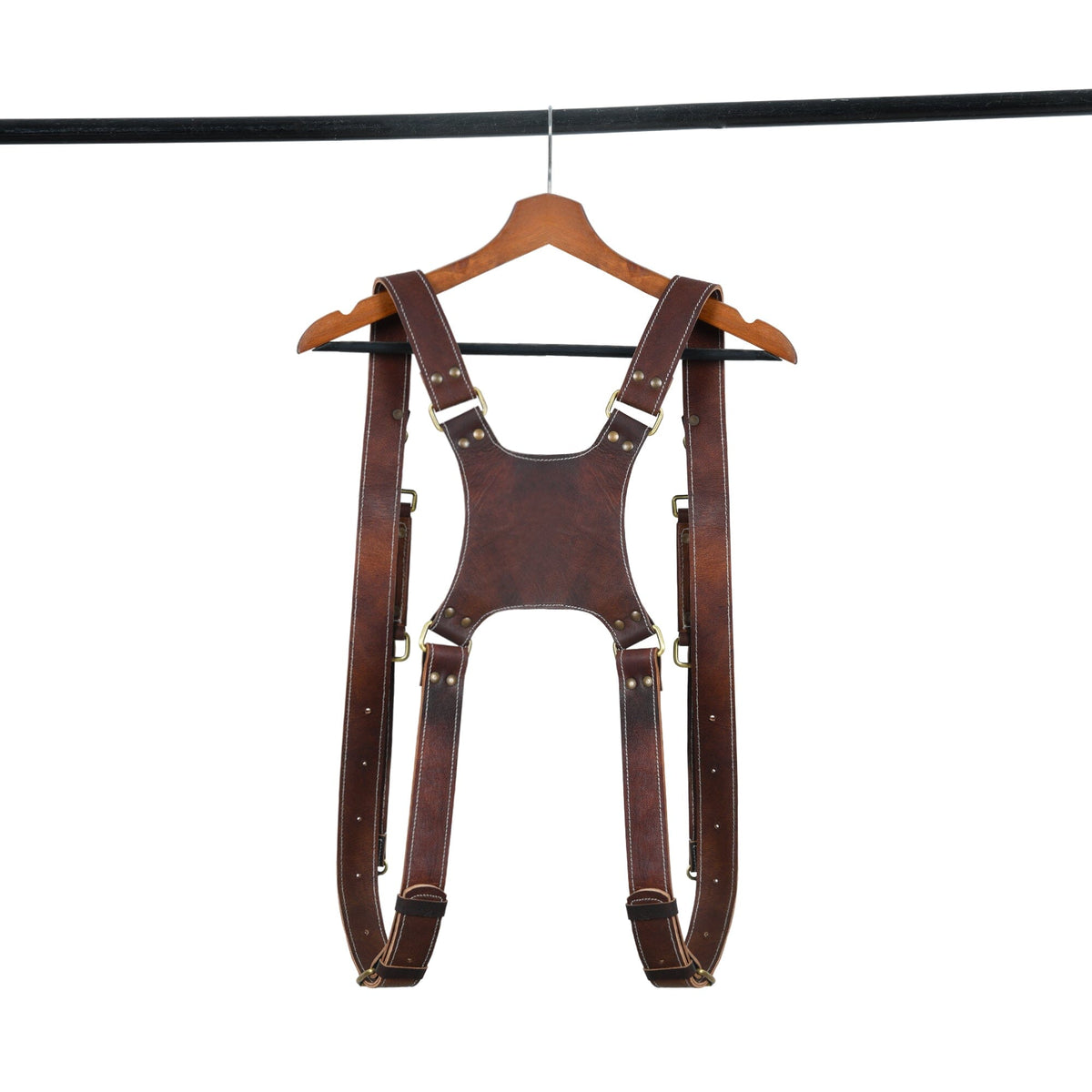 Classy Leather Bags Goat Leather Dual Camera Harness - AVBL MRKT (2)