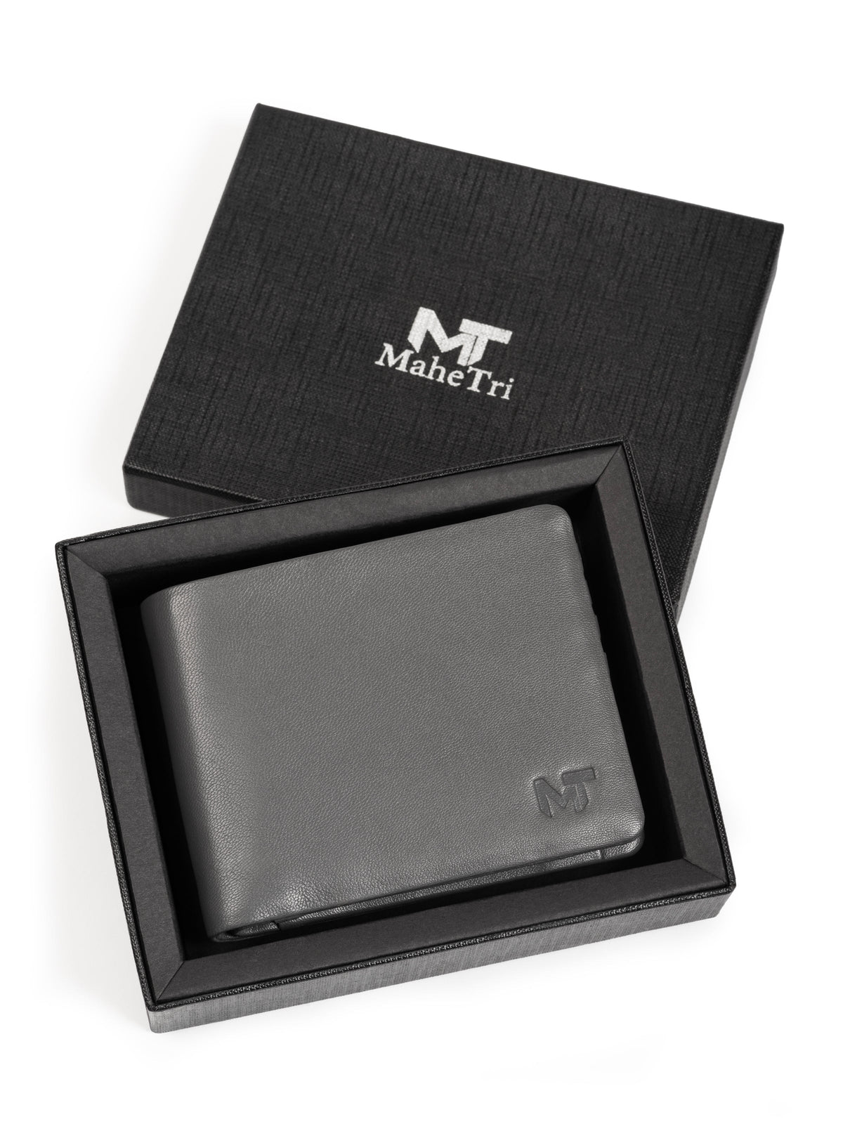 Classy Leather Bags Gray Duke Bifold Wallet - AVBL MRKT (2)