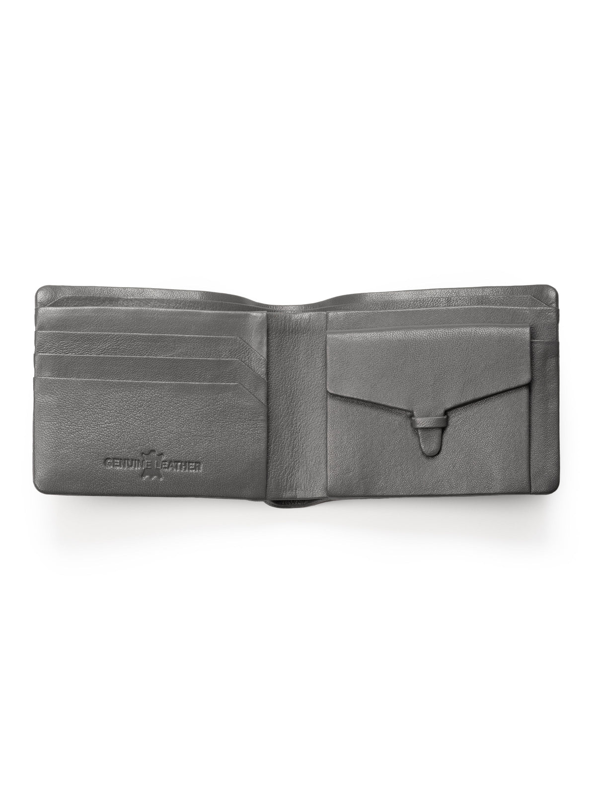 Classy Leather Bags Gray Kodiak Bifold Wallet - AVBL MRKT (6)