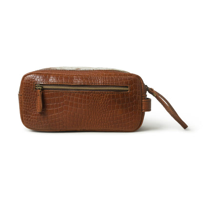 Classy Leather Bags Hairon Croco Leather Toiletry Bag - AVBL MRKT (5)