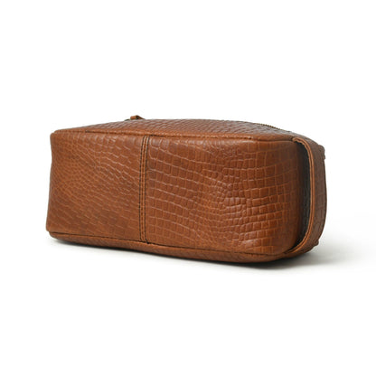 Classy Leather Bags Hairon Croco Leather Toiletry Bag - AVBL MRKT (6)