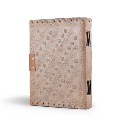 Classy Leather Bags Handcrafted Vintage 4 Stone Leather Diary - AVBL MRKT (3)